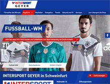 Tablet Screenshot of intersport-geyer.de